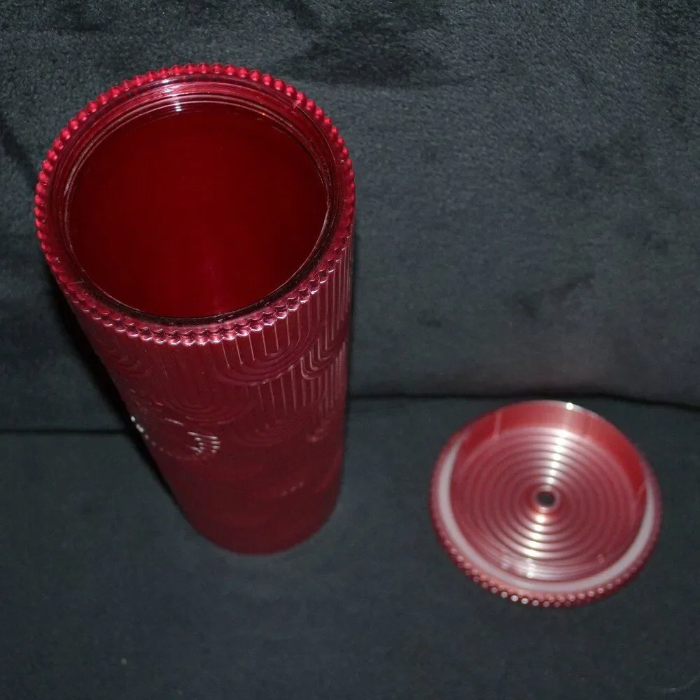Starbucks Pink Lemonade/ Rose Gold 2022 24 oz Tumbler No straw!